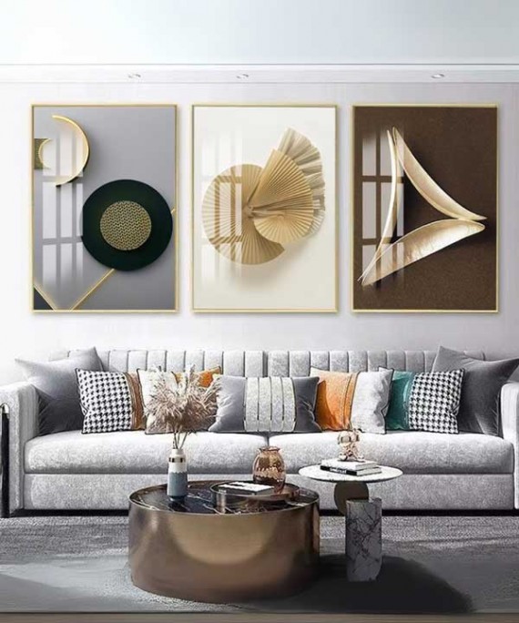 60*90 Cm Wall 3D Crystall Porsalein Painting Decorative For Living Room 
